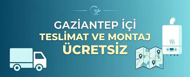 Gaziantep i&ccedil;i kargo ve montaj &uuml;cretsiz